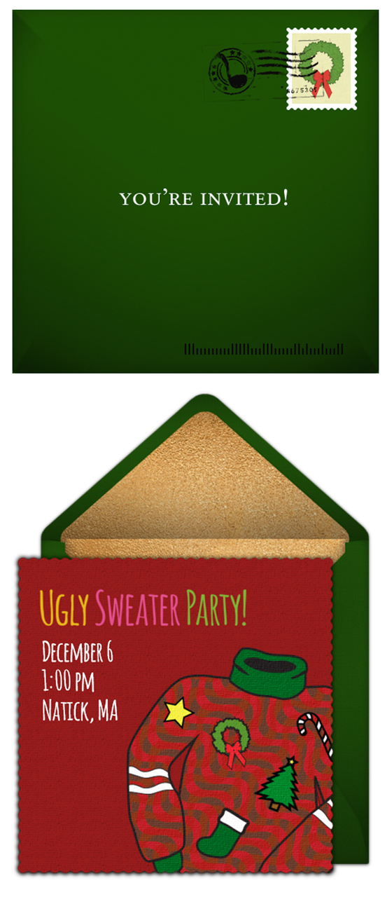 Free Ugly Sweater party invitations