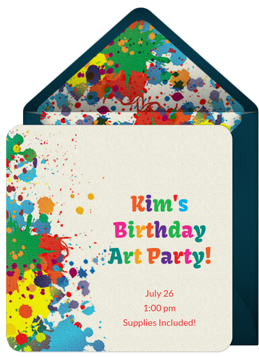 free online invitation birthday party
